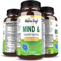 Enhance Brain Memory, Boost Focus, Improve Clarity Mind Booster Supplement for Men and Women Contains Vitamins and Pure Herbal Ingredients a Natural Cognitive Brain Nutrition