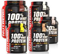 Whey Protein Powder Nutrend 100% Pinacolada by Nutrend 2250g Perfect Spectrum of Amino acids with high Value in This Cutting-Edge Product.