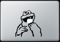 Cookie Monster - Sticker Decal MacBook, Air, Pro All Models