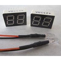 Workman LOT of 2 4233BA Blue LED Channel Read Out with Blue LED Meter Light