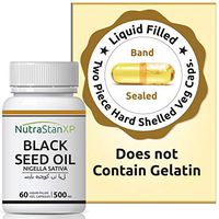 NutrastanXP Black Seed Oil, Extra Virgin Cold Pressed, 500 mg - 60 Vegetarian Capsule