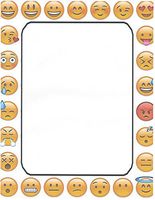 Emoji Stationery Printer Paper 26 Sheets