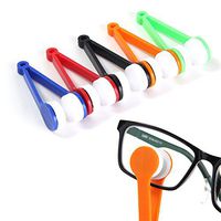 ECYC 5Pcs Mini Glasses Cleaner Eyeglass Soft Microfiber Cleaning Brush Tool