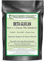 Beta Glucan - Beta 1, 3 Glucan 70% Anhydrose - Natural Polysaccharide Powder Extract, 1 oz (28.35 g)