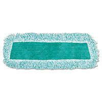 Rubbermaid Commercial RCP Q408 GRE Standard Microfiber Dust Mop with Fringe, Cut-End, 18" x 5" (Pack of 12)