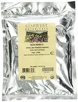 Starwest Botanicals Certified Organic Spirulina Powder, 2 lbs (1 Pound 2 Pack) Bulk Bag - Fresh, Natural, Raw Spirulina Platensis - Best Quality! 100% Pure, Vegan, and Gluten-Free