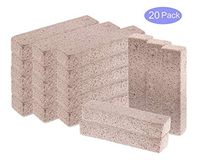 Rirether Pumice Stone for Cleaning, Pumice Scouring Pad for Removing Stains, Pumice Stone Toilet Bowl Cleaner, Pumice Stick Cleaner for Removing Bath, Sink, Pool, 5.8 x 1.4 x 1 Inch (20 Pack)