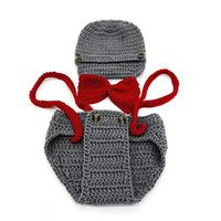 FEITONG Newborn Baby Boys Girls Crochet Knit Costume Photo Photography Prop Outfit