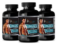 Steel libido for Men - LONGJACK 2170 Mg - Male ENHACNEMENT - LIBIDO Booster - maca l arginine - 3 Bottles (180 Capsules)