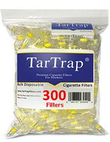 TarTrap Disposable Cigarette Filters - Bulk Economy Pack (300 Per Pack)