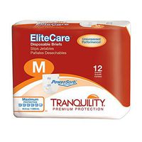 Tranquility EliteCare Maximum Absorbency Tape-Tab Style Brief - MD - 48 ct