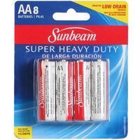 Ultimate Battery Pack - Sunbeam Super Heavy Duty "AA" "AAA" "C" & "D" Batteries (Set of 4)