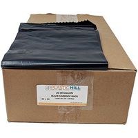PlasticMill 20-30 Gallon Garbage Bags: Black, 1.6 MIL, 30x36, 100 Bags.