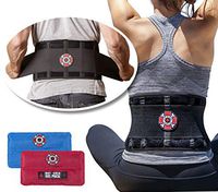 Old Bones Therapy Back Braces (Back Brace + Gel Packs, L/XL, Fits 34-43 Inches)