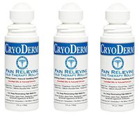 Cryoderm 3 Oz. Roll-On 3-Pack