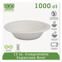 ECOEPBL12 - Renewable amp; Compostable Sugarcane Bowls - 12oz.
