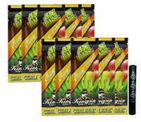Herb Airtight Tube Pocket Protector with Kingpin Mango Tango Hemp Wraps 10 Count DC Crafts Nation- Ganesha