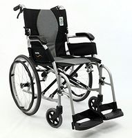 Karman Healthcare S-2512Q16SS Ergo Flight 16 in. seat Ultra Lightweight Ergonomic Wheelchair with Quick Release Wheels