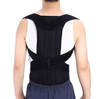 Comfort Posture Corrector Brace Posture Correction Belt Adjustable Posture Back Support Corrector Brace Lumbar BraceBack Shoulder Support Band Belt (XL)