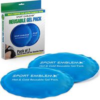 Gel Ice Packs for Injuries Reusable - (2 Gel Packs x 5.5") - Cold Compress for Kids or Adults, Microwavable and Refreezable, Small Ice Pack for Injury Shoulder, Neck, Face, Breast, Knee, Elbow