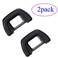 ZLMC 2 DK-23 Eyepiece Viewfinder Eyecup compatible Nikon D7100 D7200 D300 D300s DK23 Eye cup Cover blinkers for Nikon DSLR Camera 【2Packs】