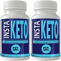 Insta Keto Boost Pills 2 Bottle Pack Pure Instaketo Capsules Instaketones BHB Ketogenic Weight Loss Ketones Pills 60 Capsules 800 MG GO BHB Salts to Help Your Body Enter Ketosis More Quickly