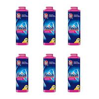 Finish Hard Water Booster Powder, Lemon Sparkle, 14oz (6 pack)