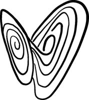 hBARSCI Mathematical Chaos Vinyl Decal - 5 Inches - for Cars, Trucks, Windows, Laptops, Tablets, Outdoor-Grade 2.5mil Thick Vinyl - Black