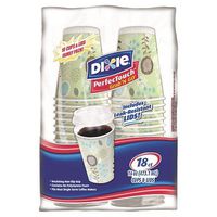 Dixie PerfecTouch Grab 'N Go Cups & Lids 18 Count (16 oz)
