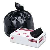 Jaguar Plastics G3858HBL Low-Density Commercial Can Liner, 60gal, 1.7mil, 38 x 58, Black, 100/Carton
