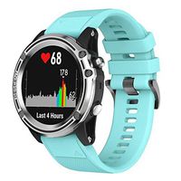 Zeshlla Soft Silicone Quick Release Replacement Accessory Wristband Sport Fashion Band For Garmin Descent Mk1 GPS Watch