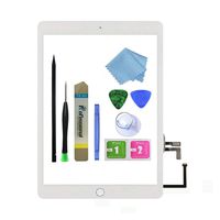 Zentop for White iPad 5 2017 9.7 inch （A1822, A1823） Touch Screen Digitizer Assembly Replacement with Home Button, Camera Bracket, Pre-Installed Adhesive, Tool Repair Kit