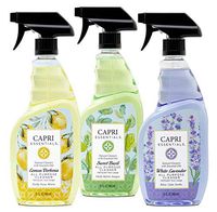 Capri Essentials All Purpose Cleaner, Pack of 3: 1 White Lavender, 1 Lemon Verbana, and 1 Sweet Basil