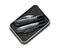 For Porsche Remote Key Cover Case Skin Shall cap, Protection Custom Car Filp key Shell (Carbon Fiber)