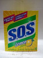 S.O.S Steel Wool Soap Pads, Lemon Fresh, 10 Count