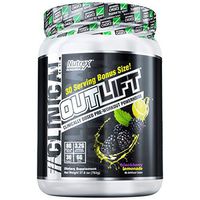 Nutrex Research Oulift Bonus Size | Clinically Dosed Pre-Workout Powerhouse, Citrulline, BCAA, Creatine, Beta-Alanine, Taurine, Banned Substance Free |BlackBerry Lemonade|30 Servings