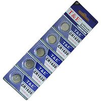New T&E 5 X Cr1620 Br1620 1620 3V Lithium Batteries