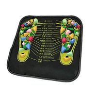 Anyren Convenient Foot Massage Cushion Acupoint Physical Therapy Massage Foot Pad Acupressure Mat Foot Reflexology Walking Toe Plate Massage Pad
