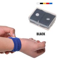 Sports Anti-Halation Wristband Anti-Motion Sickness Wristband Suitable for Motion Sickness Aircraft Dizziness,Black