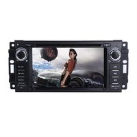 MCWAUTO Car Stereo GPS DVD Player for Dodge Ram Challenger Jeep Wrangler JK Head Unit Single Din 6.2" Touch Screen Indash Radio Receiver with Navigation Bluetooth/3G