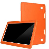 VanseeUniversal Silicone Cover Case for 10 10.1 Inch Android Tablet PC (Orange)