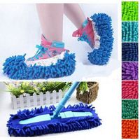 1x Multifunction Dust Floor Cleaning Slippers Shoes Mop House Clean Shoe