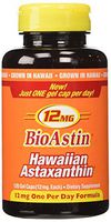 Nutrex Hawaii Bioastin Hawaiin Astaxanthin 12mg - 2 Bottles, 120 Gel Caps Each