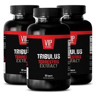 Muscle Increase - Natural TRIBULUS TERRESTRIS 1000MG - Tribulus terrestris Muscle - 3 Bottle (180 Capsules)