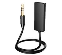 Bluetooth Receiver, MCHEETA Portable Wireless Audio Adapter, 3.5mm Aux Stereo Output for Home and Car AUX Audio System (Black)