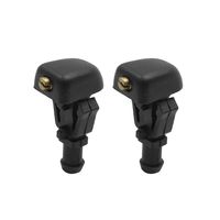 X AUTOHAUX 2pcs Black Plastic Front Windshield Wiper Nozzles 28931-7S000 for Nissan Titan Armada 2004-2015