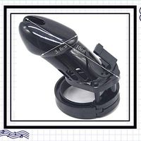 Men Equipment Control cage with 5 Rings, Long (Black)