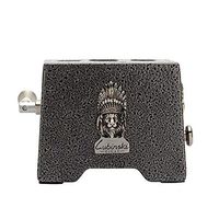 LUBINSKI Cigar Cutter Table Top Desk Guillotine 3 Sizes Cutter (V and Straight) Stainless Steel Cast Body, Packed with Gift Box