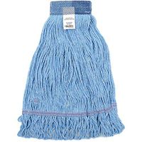 Looped Mop Head, Blue, Wide Band,Medium