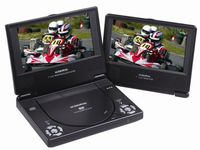 Audiovox D1788ES 7-Inch Portable DVD Player Package with Extra 7-Inch Screen